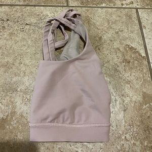 Lululemon Energy Bra Size 6 - Lilac/Taupe